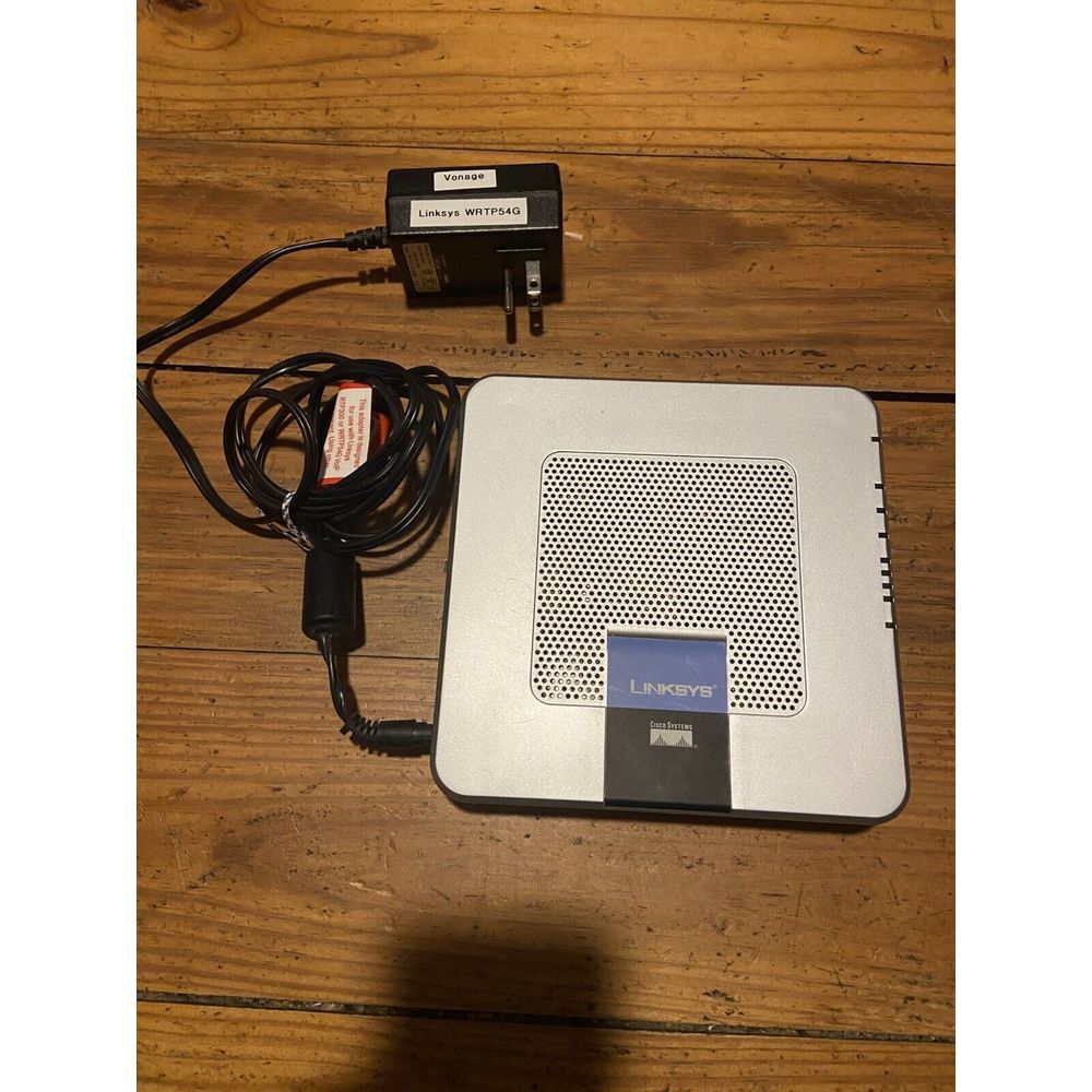 Linksys CISCO Systems Broadband Router With 2 Phone Ports WRTP54G Working GOOD‎